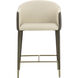 Kylin 37.5 inch Dillon Cream / Bravo Ash Counter Stool